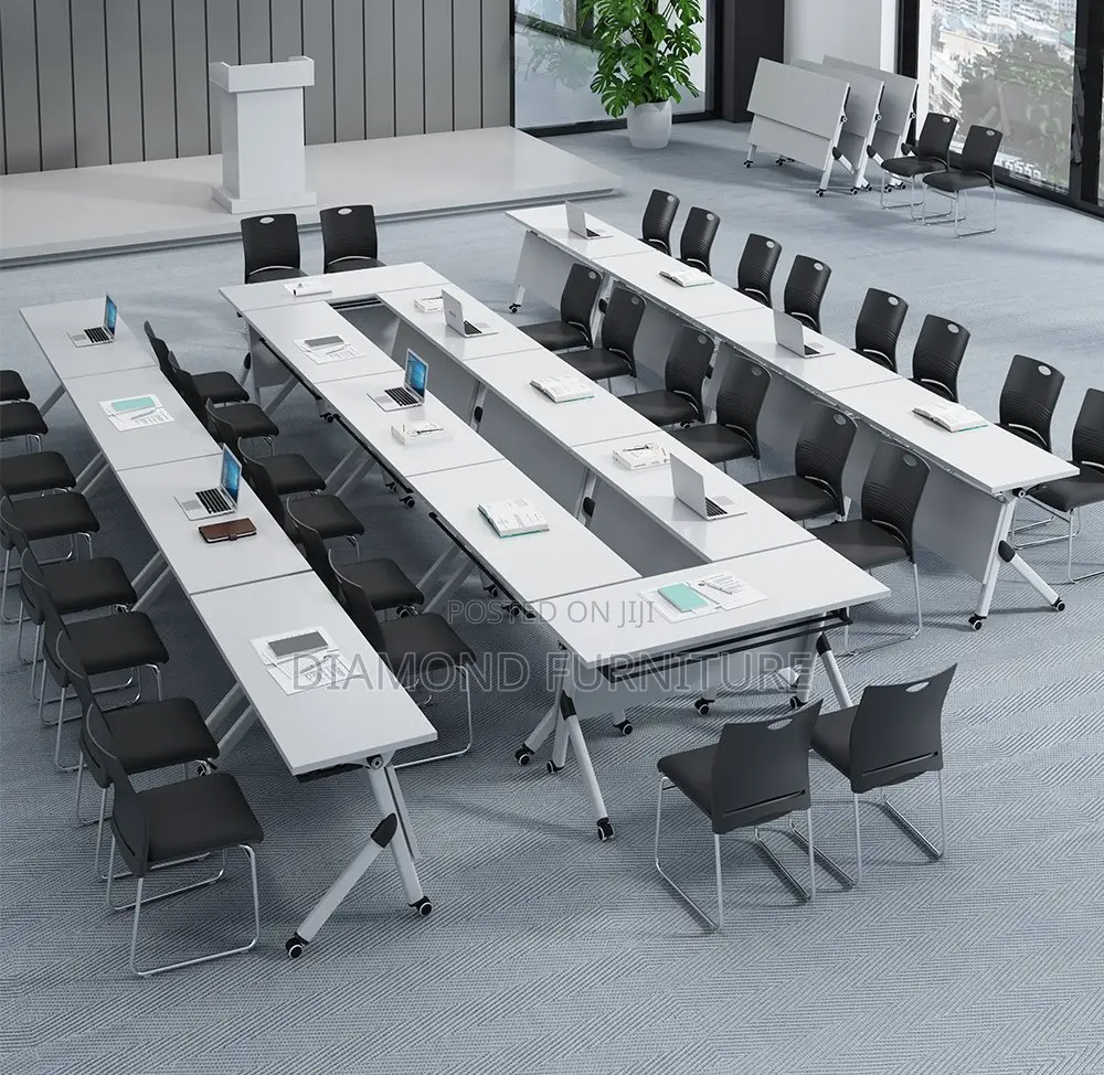 Foldable Space-Saving Training Office Desk Table