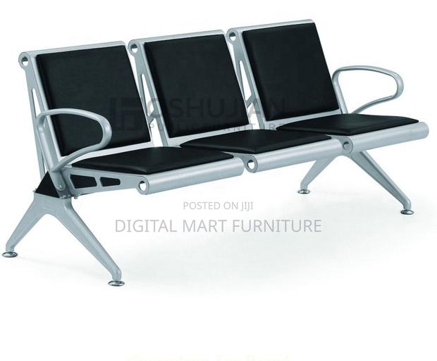 Office Bench: Fetrine Black Office Bench - thumbnail 5