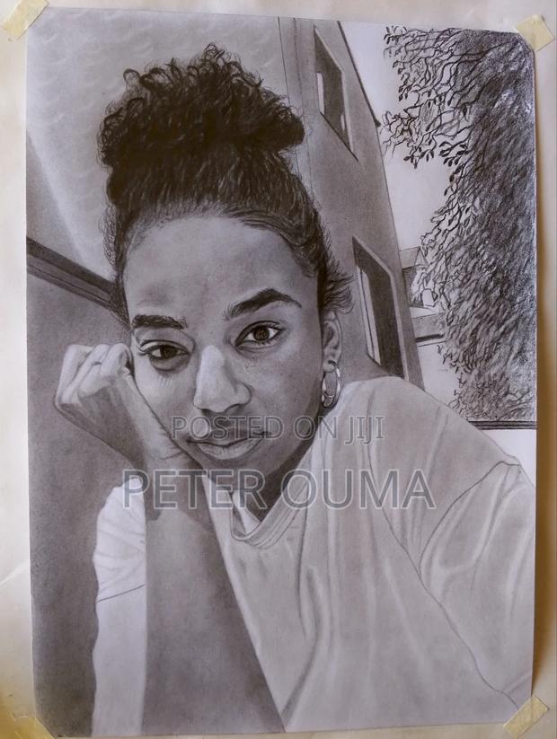 Artwork, Hand Drawn Portrait - thumbnail 4