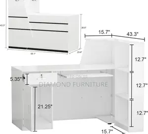 Modern Advanced Executive Office Reception Desk