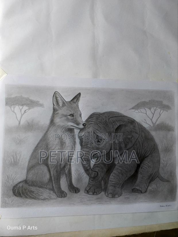 Artwork, Hand Drawn Portrait - thumbnail 3