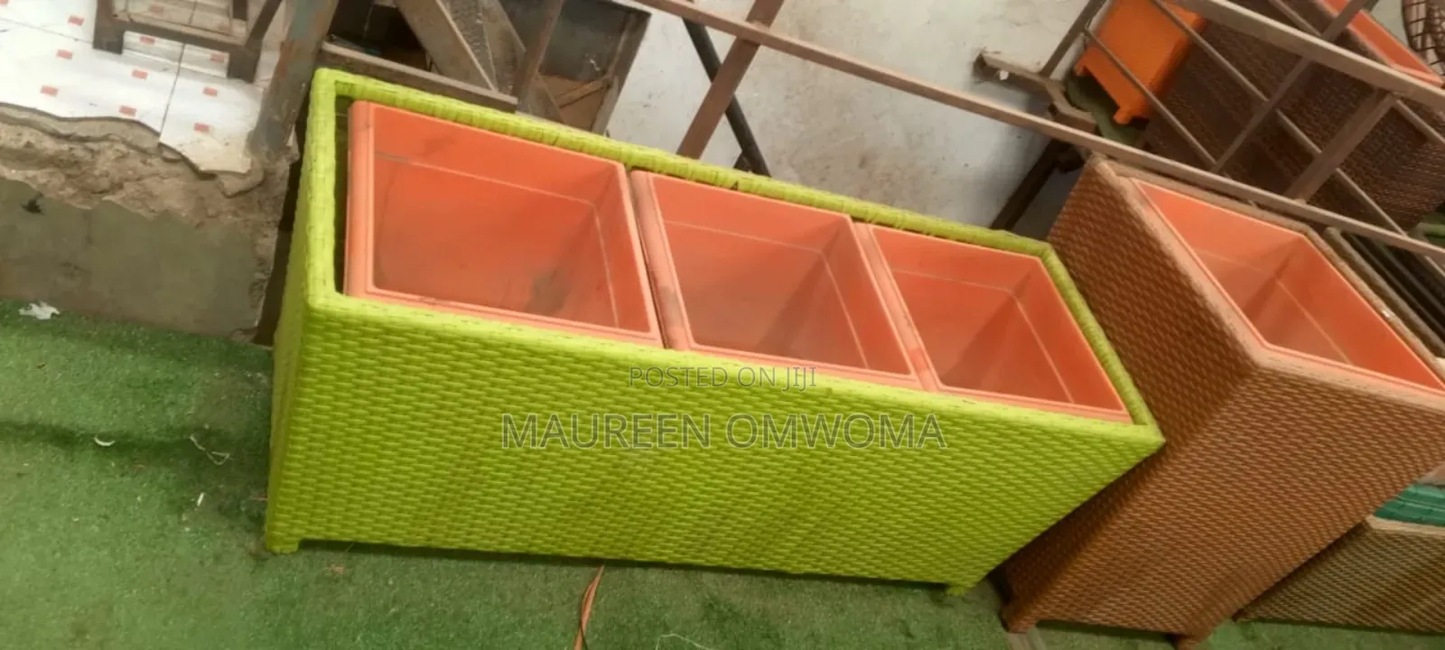 Rattan Flower Buckets
