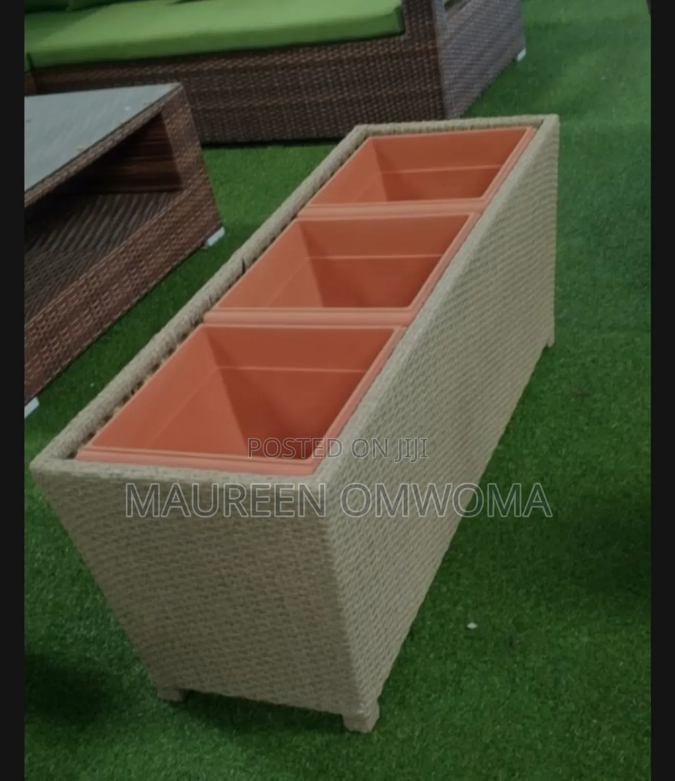 Rattan Flower Buckets