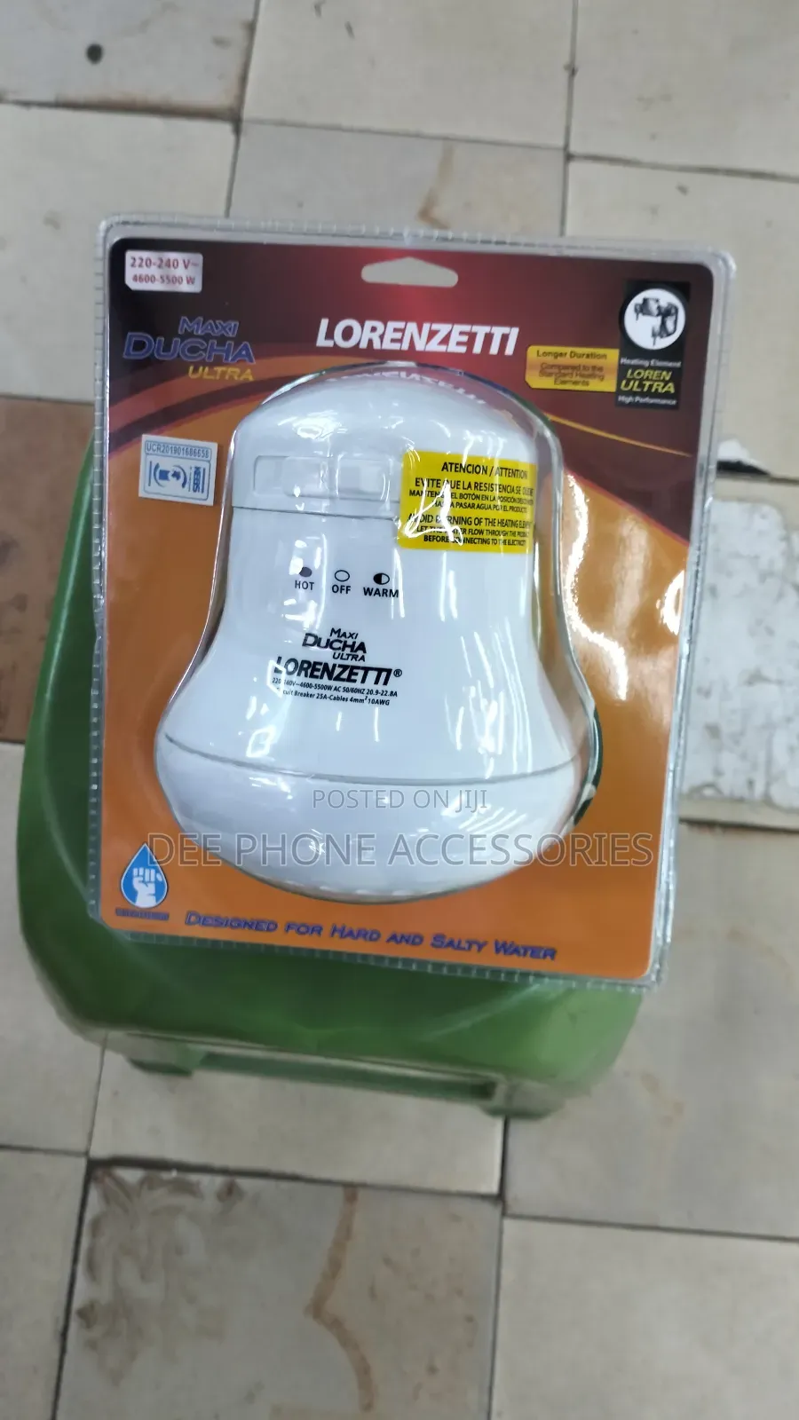 Lorenzetti Hot and Warm Bathing Shower