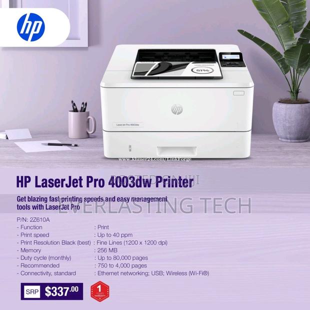 Hp Laserjet Pro 4003dw Printer (2z610a) - thumbnail 3