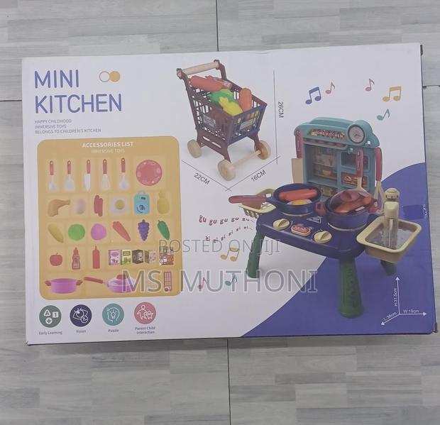 Kids Pretend Play Kitchen Set Kitchen Toys - main view