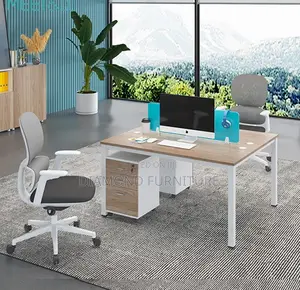 2-Way Modular Modern Simple Office Workstation