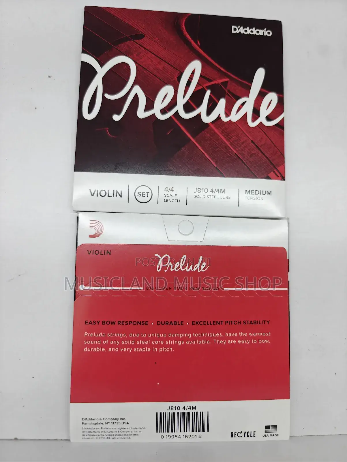 Prelude d'Addario Violin Strings
