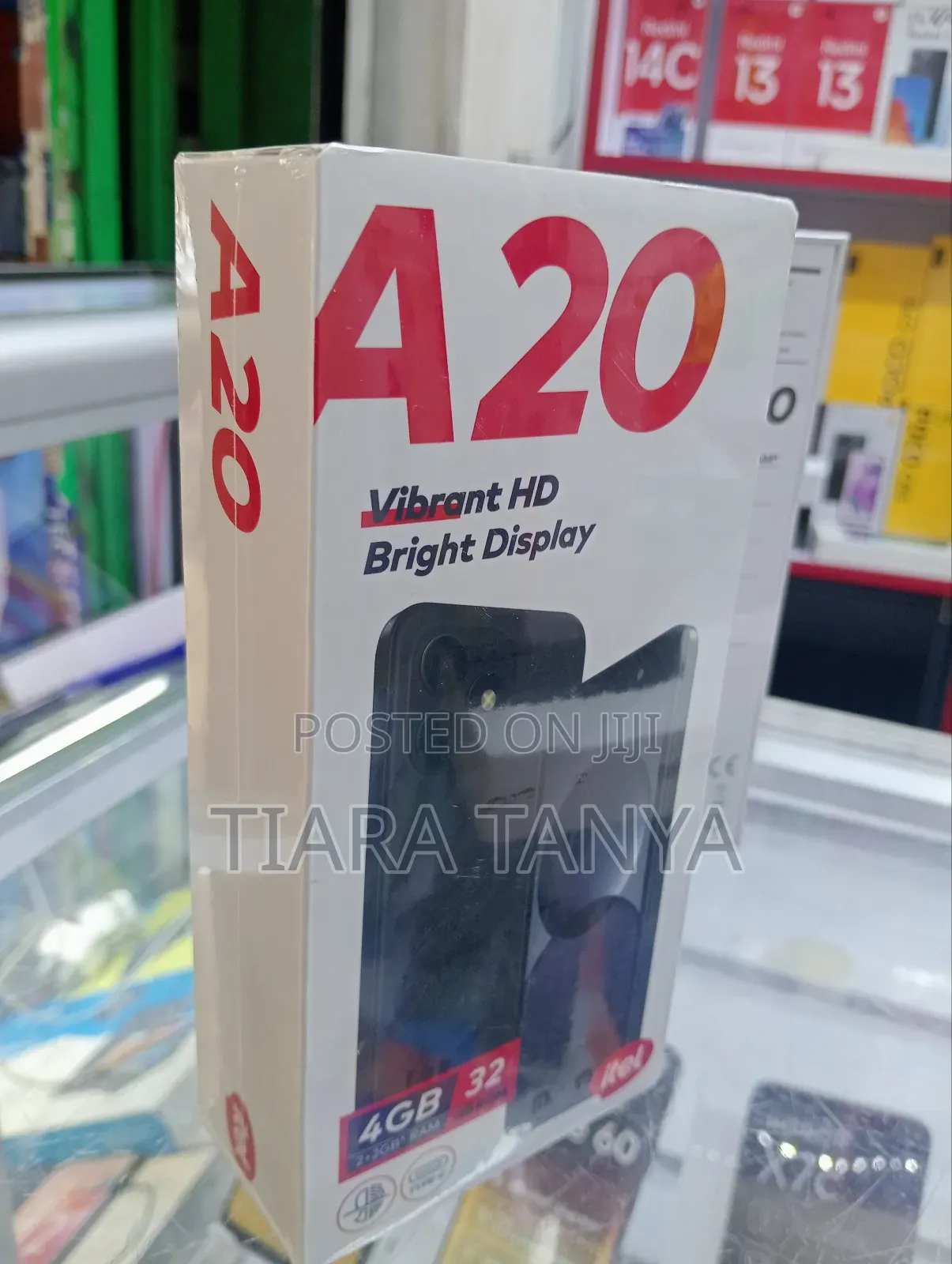 New Itel A20 16 GB Black