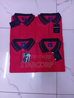Plain Red Polo Shirts