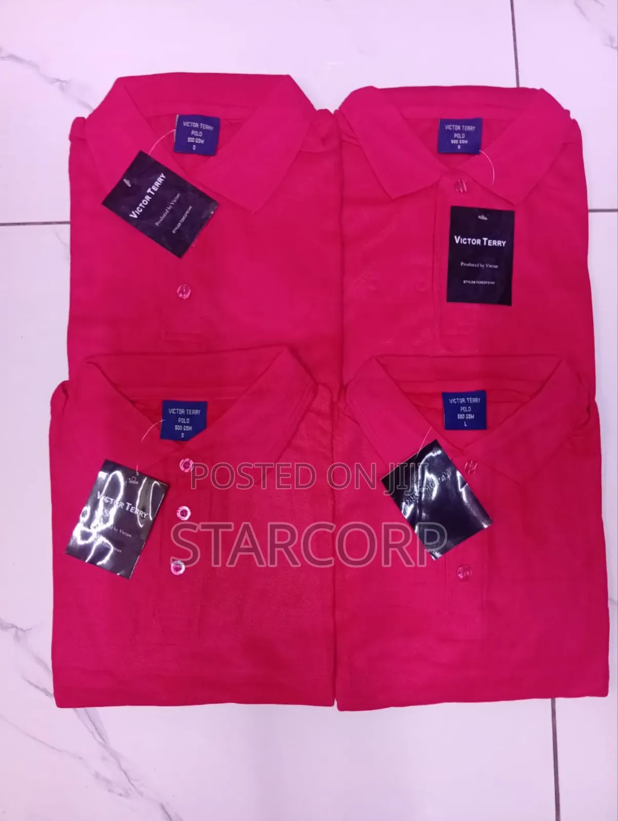 Plain Red Polo Shirts