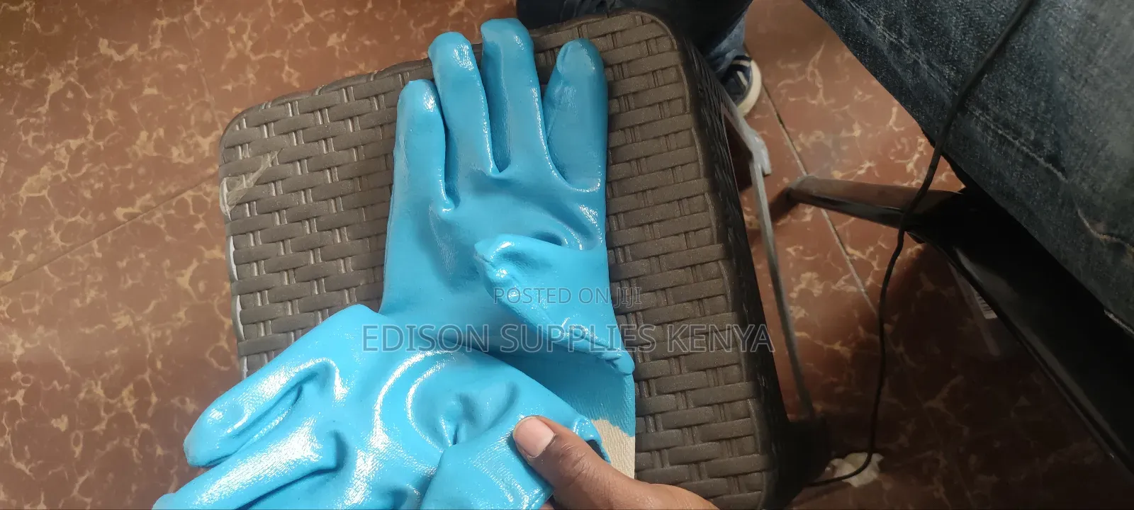 Nitrile Gloves Fixtec Safety Gloves 10" Xl Latex Coated Gloves