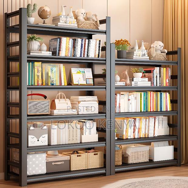 Office Rack: Industrial Metal Storage Rack – 5 Tiers