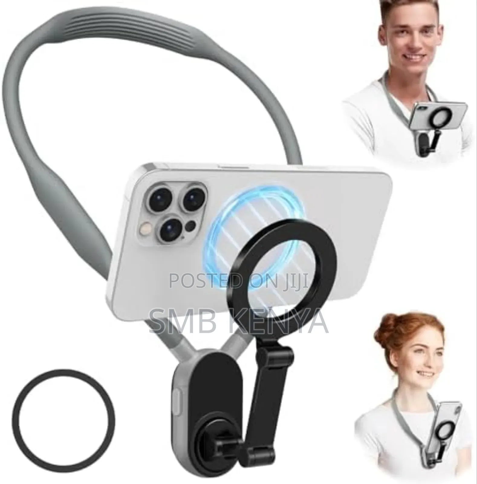 Phone Holder For Bike Magnetic Neck Mount For Phones