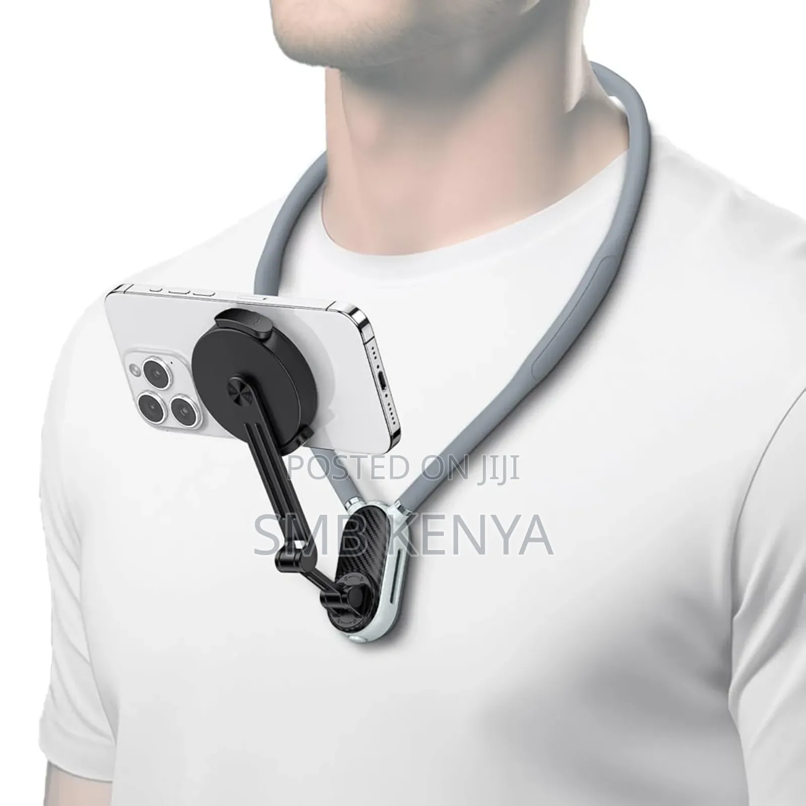 Scs-nh-001 Magnetic Neck Phone Holder 360° Rotation Hand