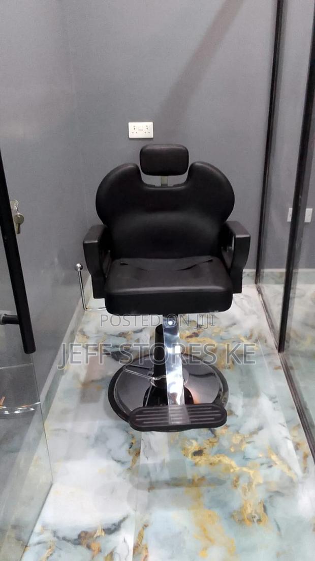 Adjustable Mini Barber Black Chair