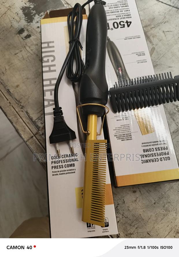 Ceramic Hot Combs Hair Straightener