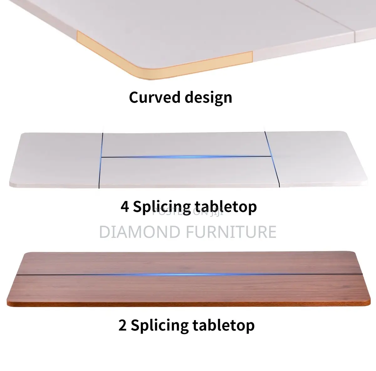 Adjustable Height Electric Modern Office Table