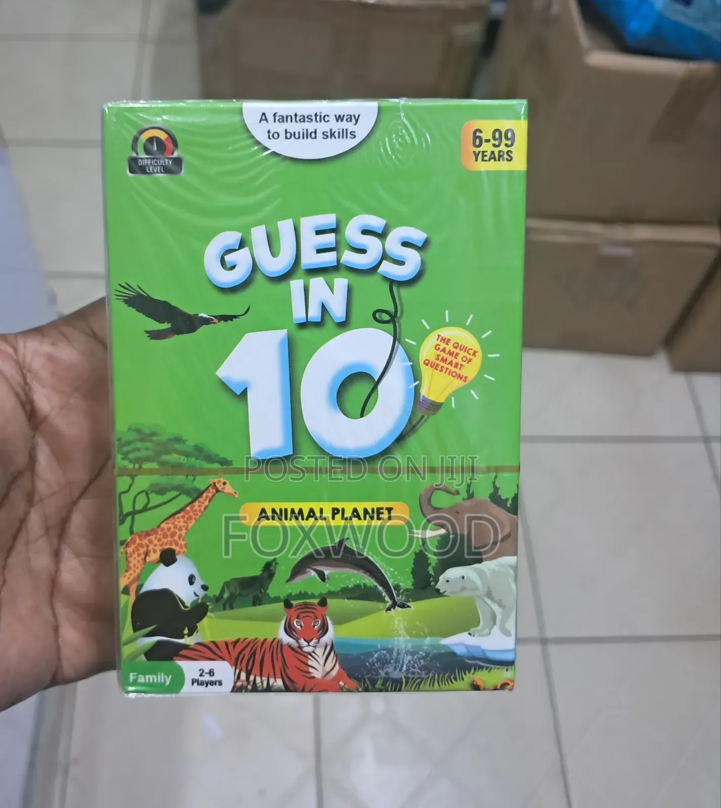 Guess in 10: Animal Planet Card Game.