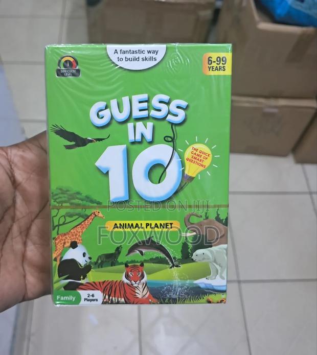 Guess in 10: Animal Planet Card Game.