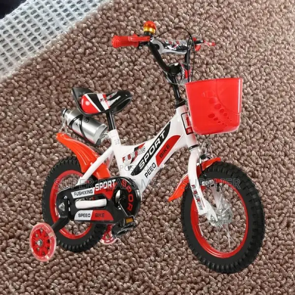 12/14/16 Inch Kids Cycle With Water Bottle Holder and Training Wheels