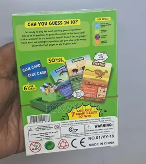 Guess in 10: Animal Planet Card Game.