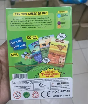 Guess in 10: Animal Planet Card Game.