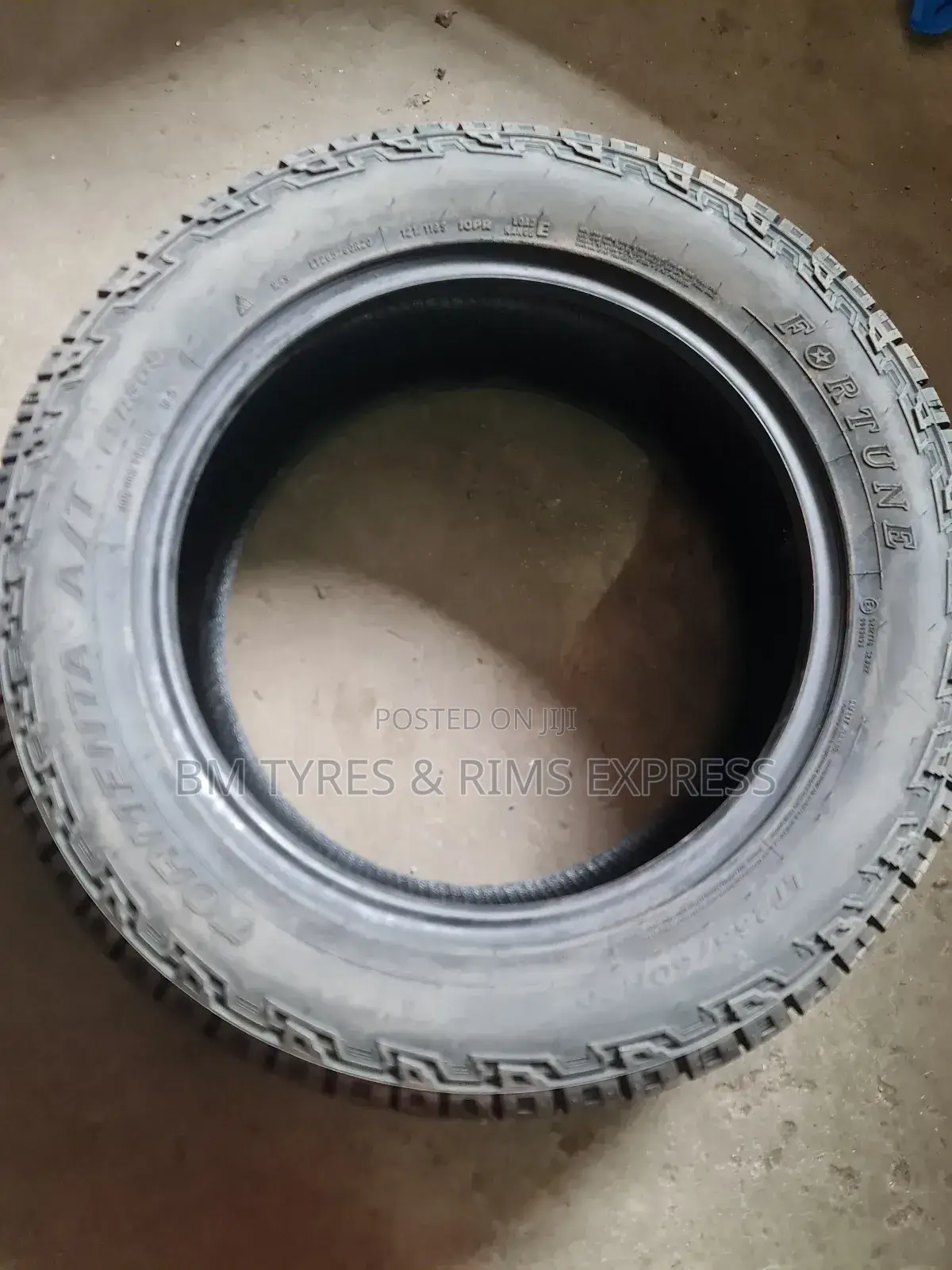 265 /60 R20 Fortune Tyres (All Terrrain) Thailand.