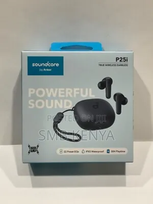 Soundcore P25i Wireless Black Bluetooth Earbuds