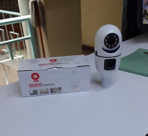 Wifi Dual Lense Bulb CCTV Camera