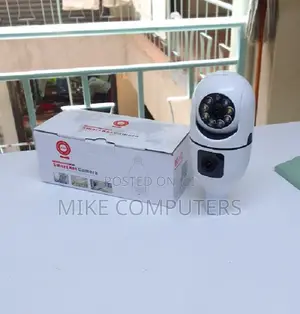 Dual-Lense-2 Cameras-Smart-Net Bulb PTZ-