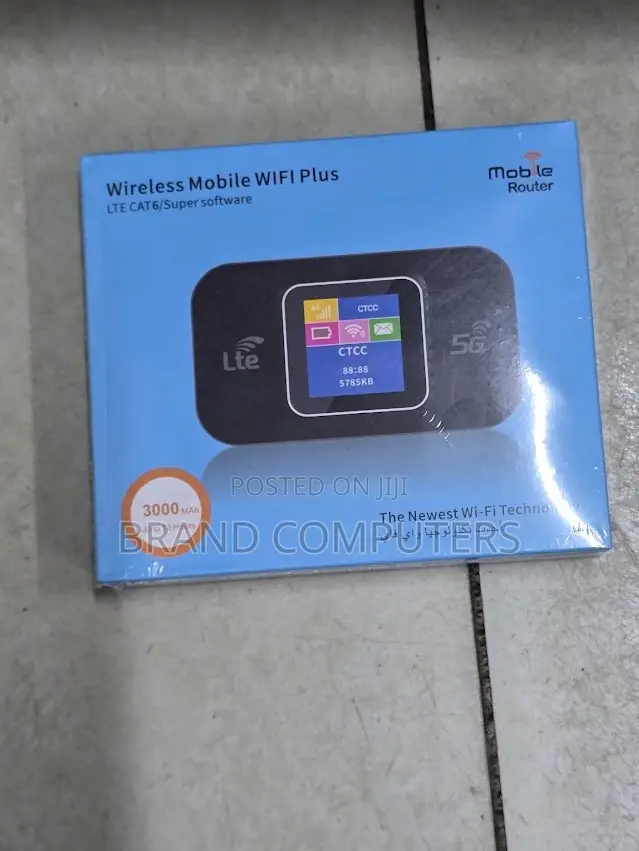 5g Lte Wireless Mifi Portable Wifi With Simcard Slot - 300 MBPS
