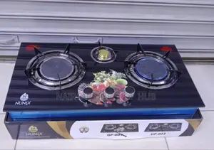 Powerful 3 Burner Glass Top Cooker