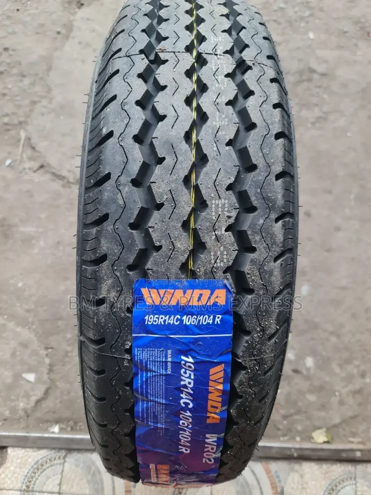 195 R14 Winda Tyres (Commercial)