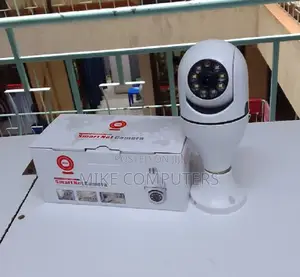 PTZ Wireless Rotating Wifi Bulb CCTV Surveillance Camera