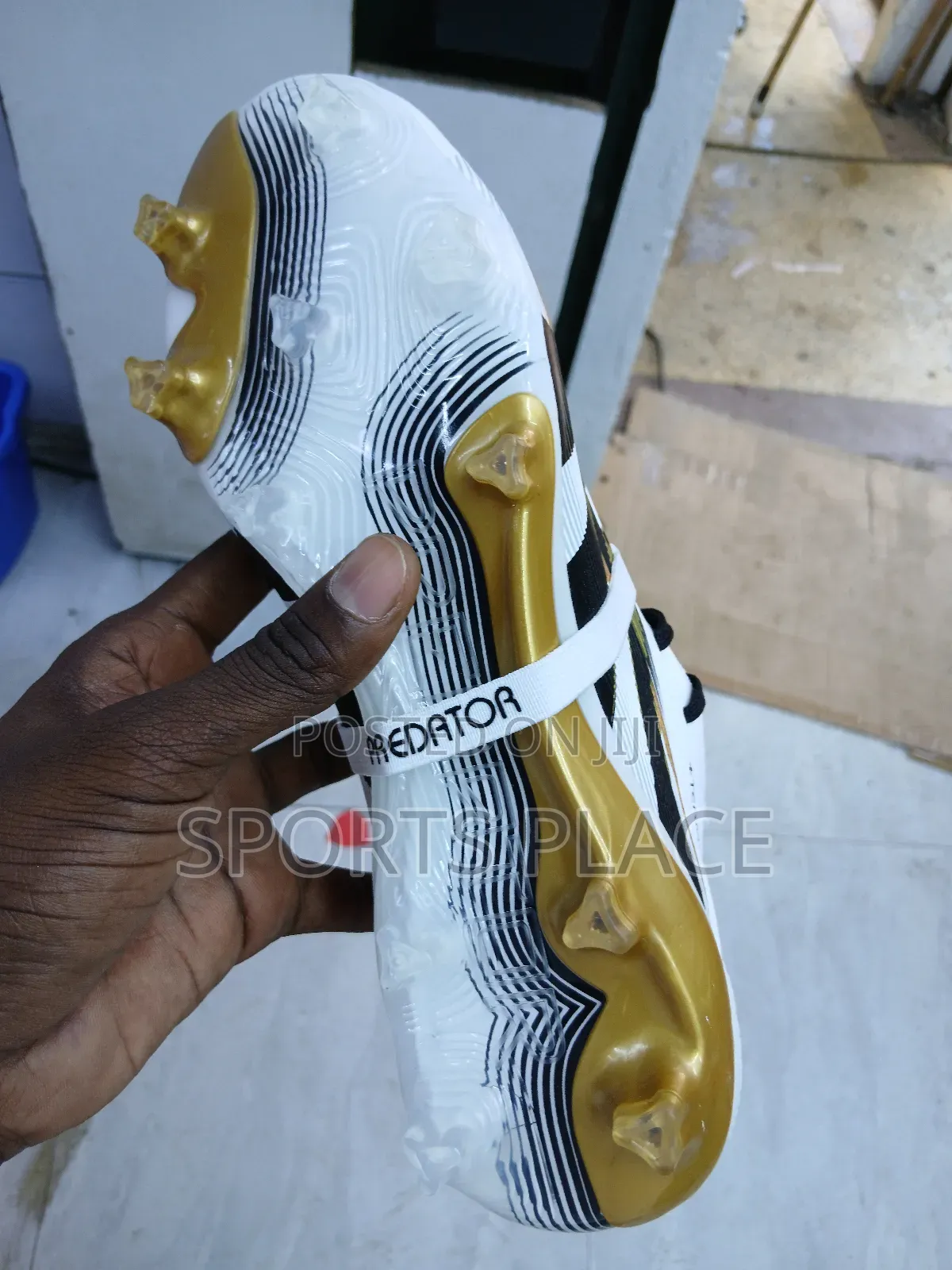 Adidas Predator White Soccer Fg Football Boots