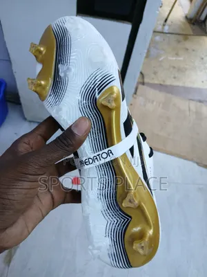 Adidas Predator White Soccer Fg Football Boots