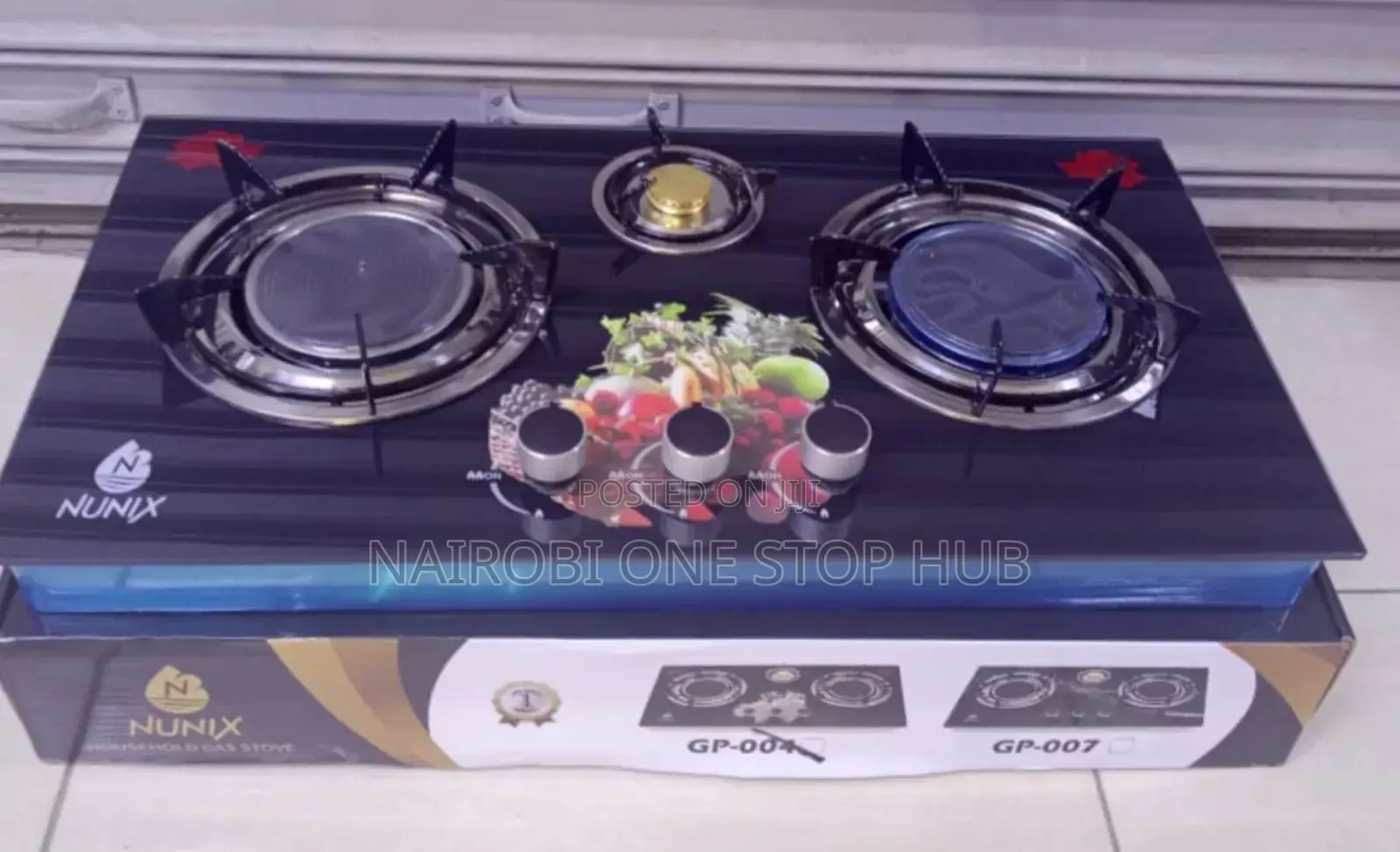 Nunix Infrared Glass Top 3 Burner Gp004