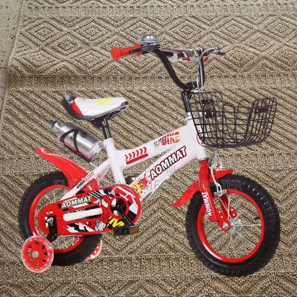 Kids Bicycle 2–11 Years – Bottle, Bracket and Stabilisers Included