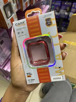 Aming Apple Watch 9 Case 45mm Series 8 Series 7 -Red