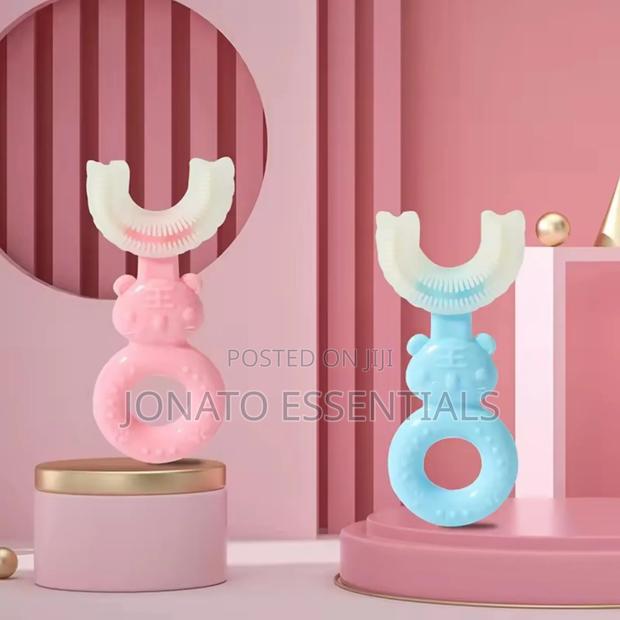 Kids U-Shape Toothbrush 360° Silicone Toddler Baby Teeth Cleaner