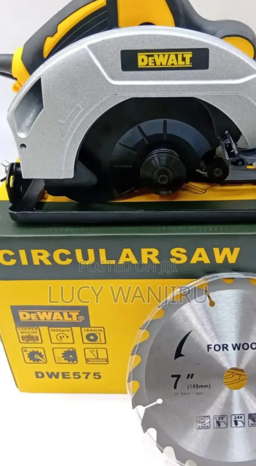 Circular Saw Dewalt/ 7" Circular Saw