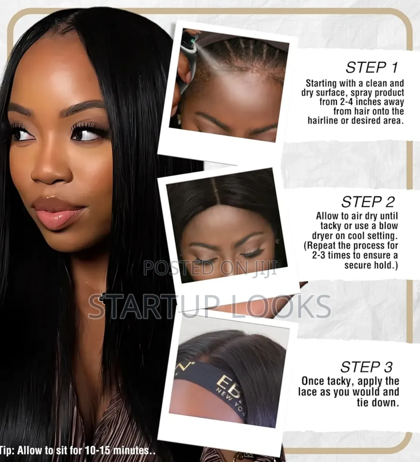 Wig Lace Melting Band + Free Lace Melting Spray