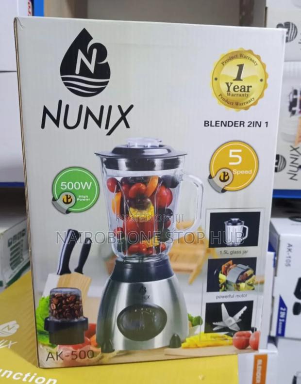 Nunix 2 in 1 Blender Ak 500