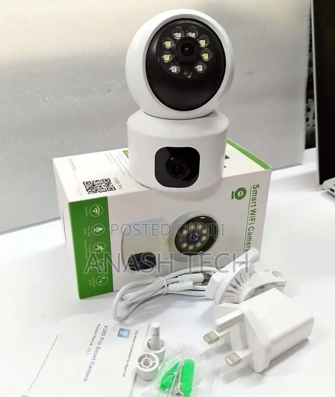 Digital Wifi V380 Dual Lens Nanny Baby Monitor Camera 4mp