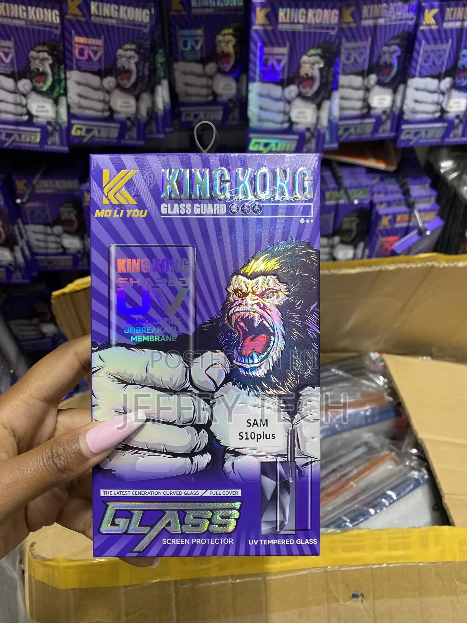 Galmas Glass Screen Protector Designed For Samsung (Galaxy S8 Plus