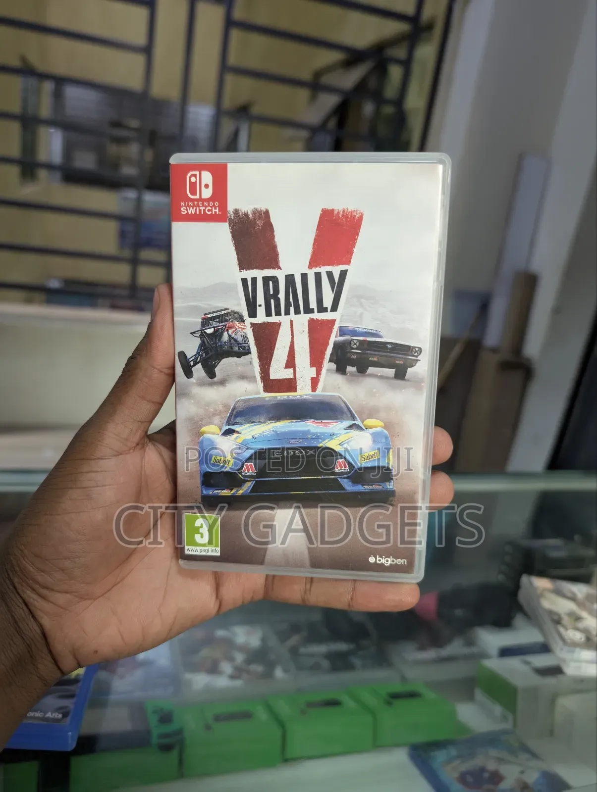Ninendo Switch v Rally 4 Racing Gamet
