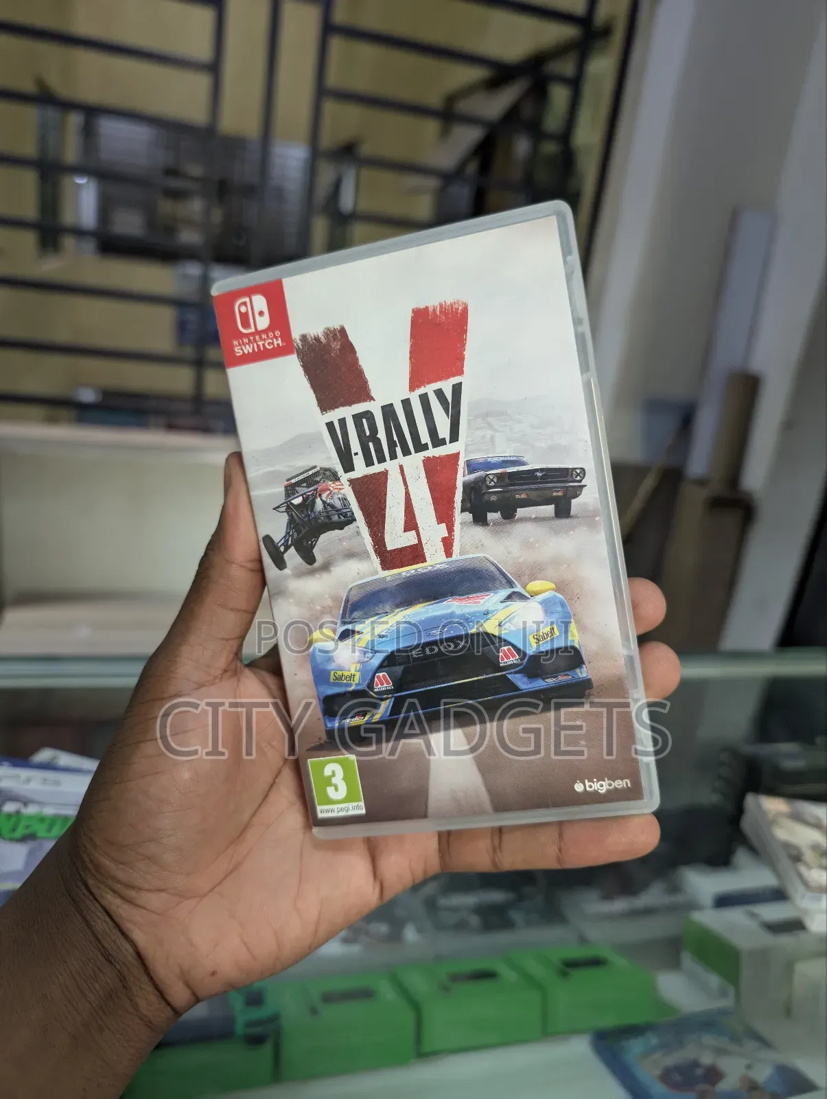 Ninendo Switch v Rally 4 Racing Gamet
