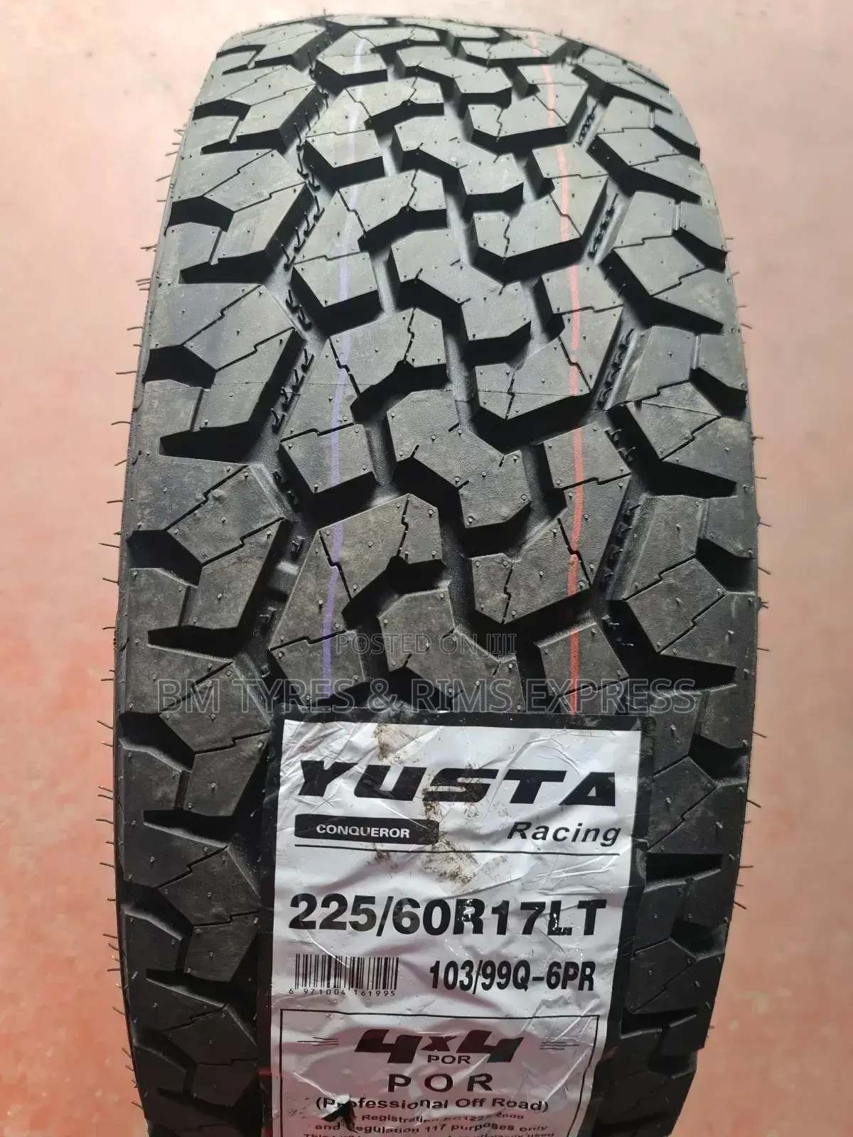 225 /60 R17 Yusta Tyres (All Terrrain)