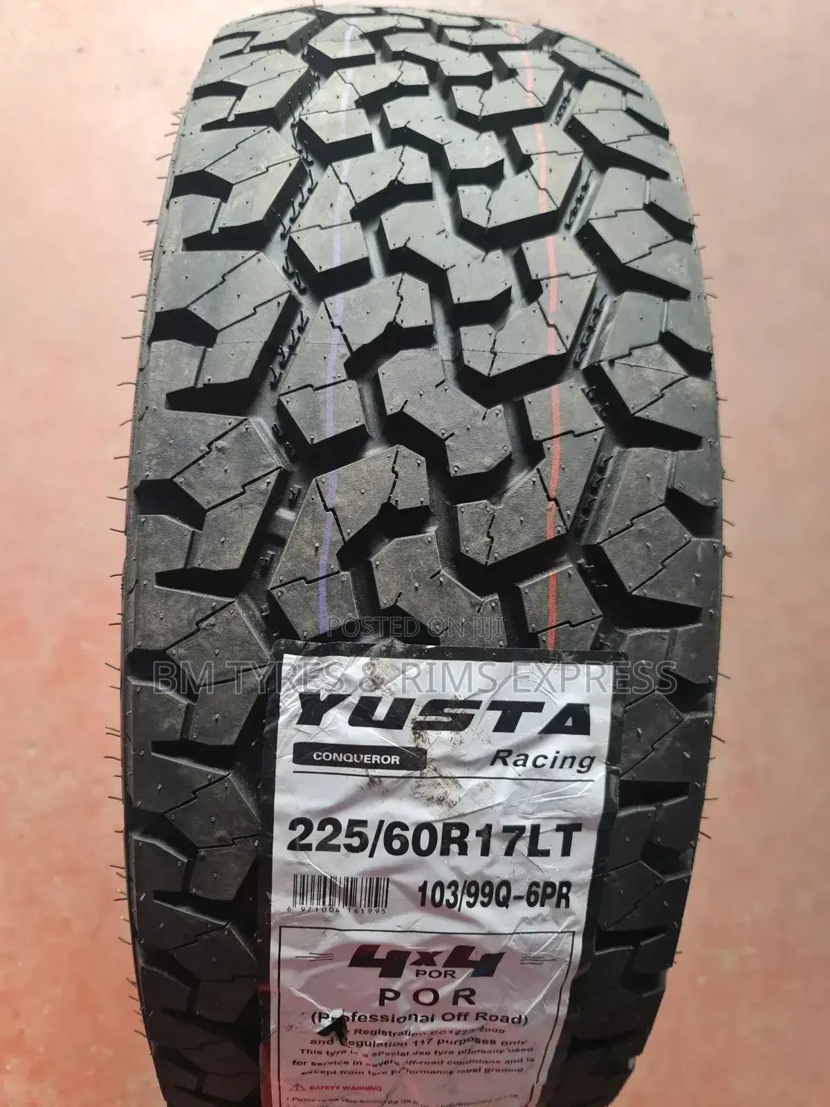 225 /60 R17 Yusta Tyres (All Terrrain)